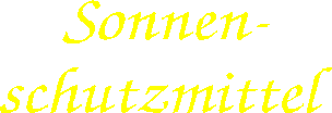 Sonnschutzmittel